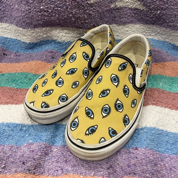 Vans Classic Slip On Looking Glass Blue Eyes - Picture 2 of 7